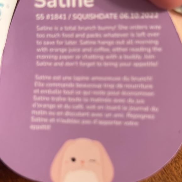 Satine 5"
Squishmallows - Picture 7 of 7